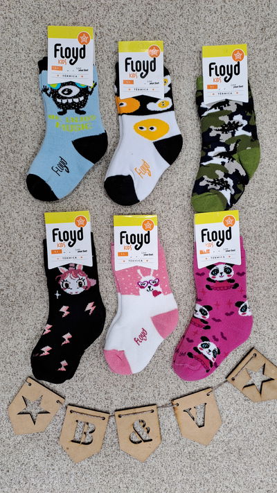 Medias térmicas Floyd t1 estampadas (18al24)