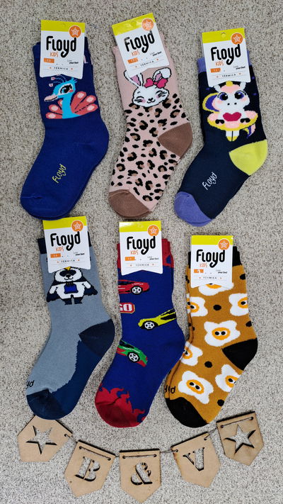 Medias térmicas Floyd t2 estampadas (25al31)