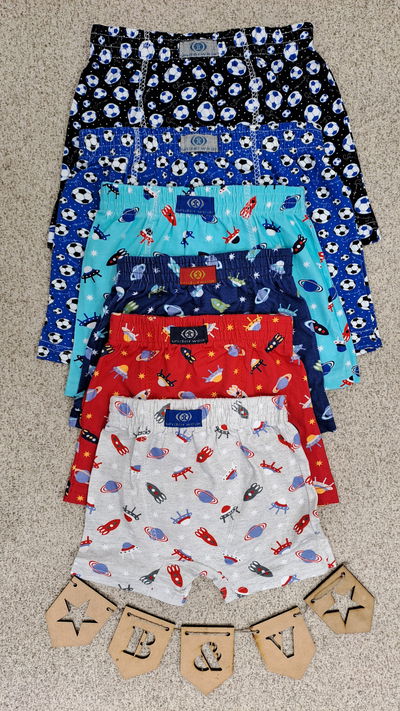 Boxer algodón estampado talle 2al5