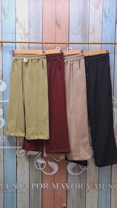 Pantalón wafle lanilla