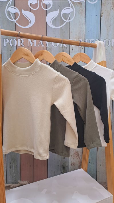 Poleras morley frizadas