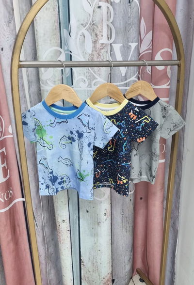 Remeras algodón estampadas ny