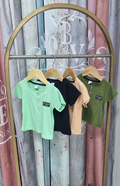 Remera morley cuello mao bebé