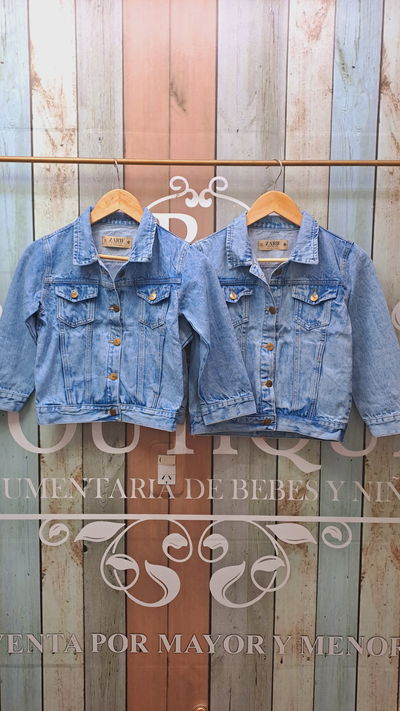 Campera Jean mom unisex