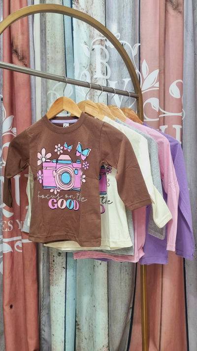 Camiseta algodón nena