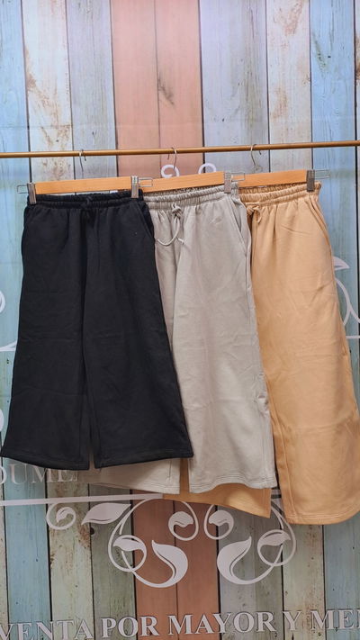  Pantalon palazo liso