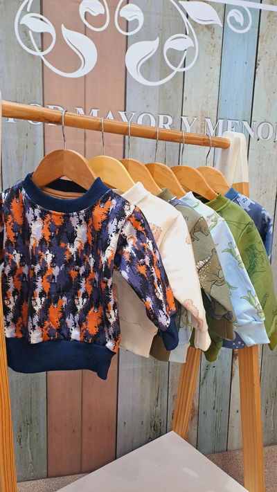 Buzo algodón friza estampado