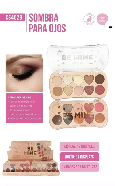 Paleta de sombras PINK21