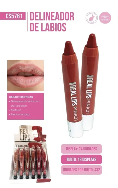 DELINEADOR PARA LABIOS PINK21