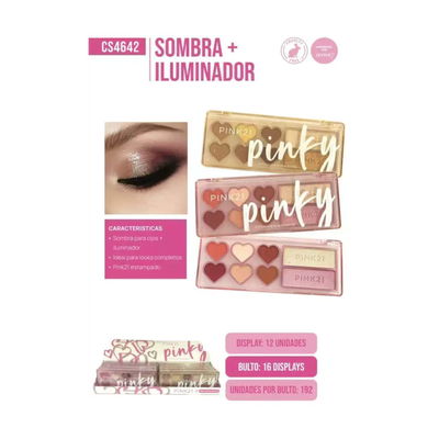 Paleta de sombras PINK21
