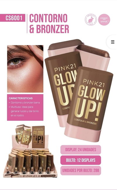 Contorno & Bronzer en barra - PINK21