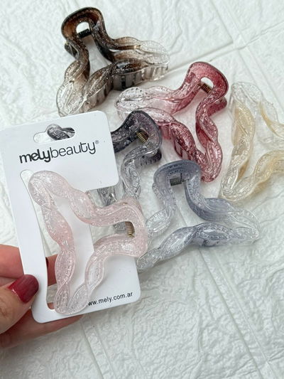 Broche p/Pelo con Brillos -MELY