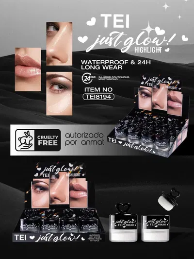 Iluminador en polvo c/esponja - TEI