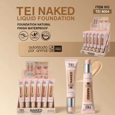 Base de maquillaje NAKED matte - TEI