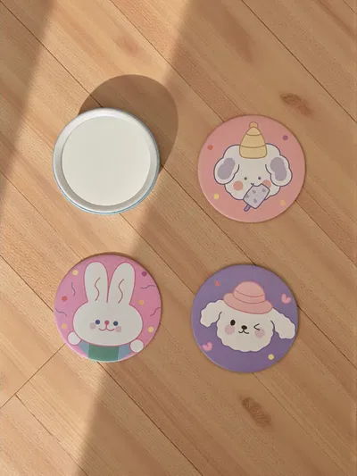 Espejo de cartera animado 