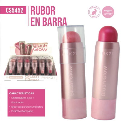 Rubor en barra Glow - PINK21