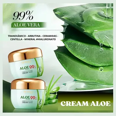 Crema Facial ALOE VERA 99% - BIOAQUA
