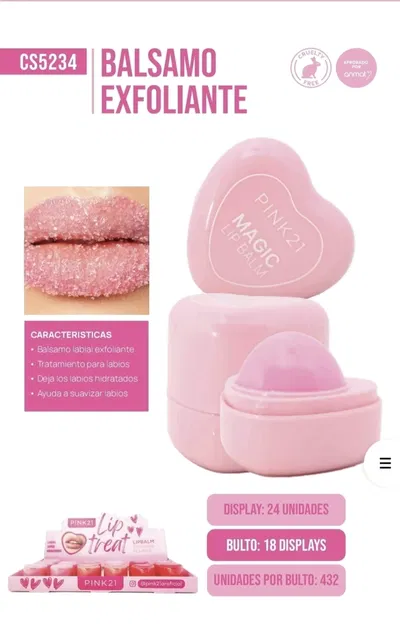 Balsamo exfoliante- PINK21
