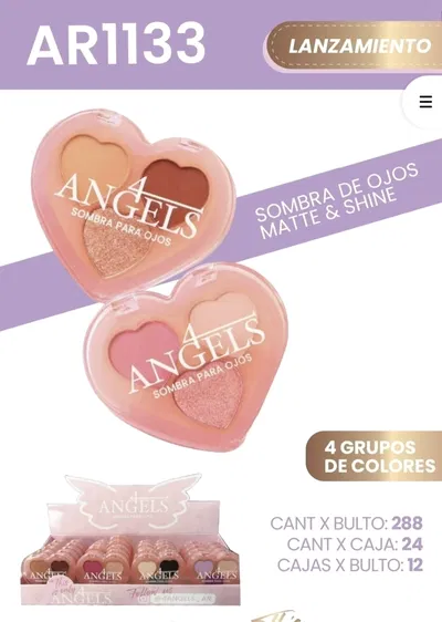 Paleta de sombras mini -4ANGELS