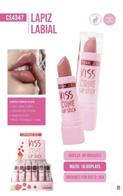 Labial en Barra MATTE- PINK21