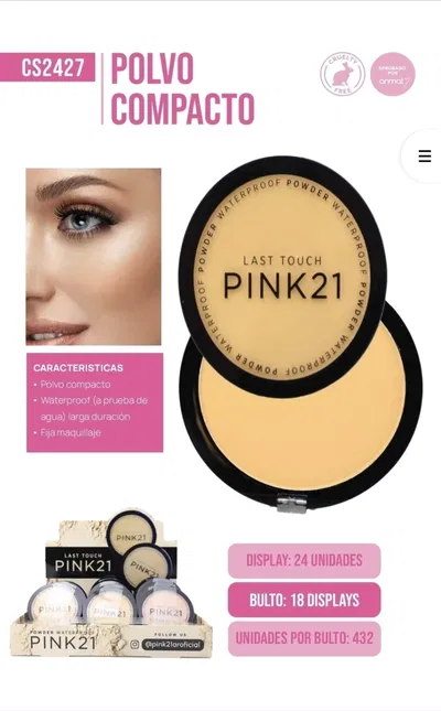 Polvo compacto -PINK21