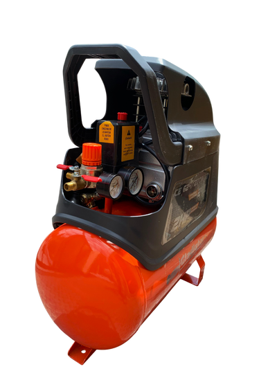 COMPRESOR GLADIATOR 24 LITROS 2HP CON KIT DE AIRE INLCUIDO