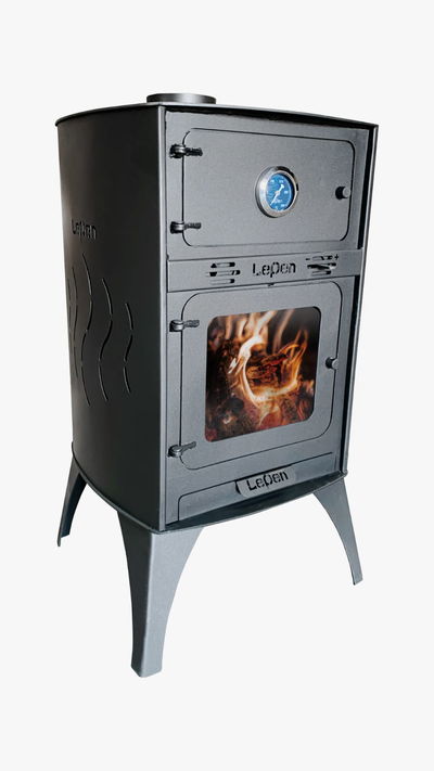 ESTUFA LEPEN 13500 CALORIAS MOQUEHUE CON HORNO Y CENICERO