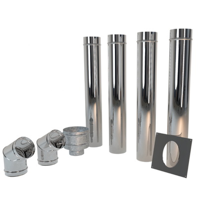 KIT PARED ACERO INOXIDABLE