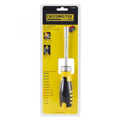 DESTORNILLADOR A TRINQUETE - 12 EN 1 CROSSMASTER