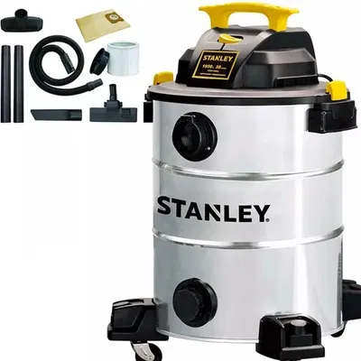 ASPIRADORA INDUSTRIAL POLVO LIQUIDO STANLEY 38LTS 1950W 