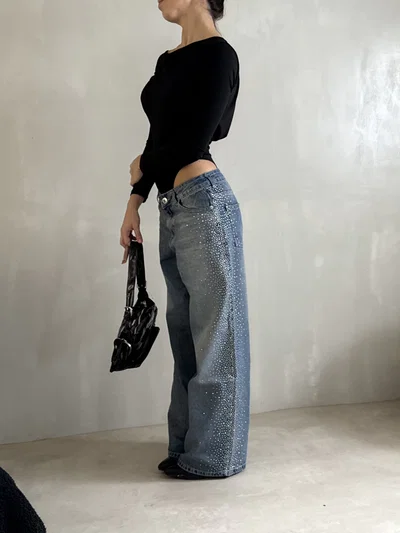 WIDE LEG STRASS