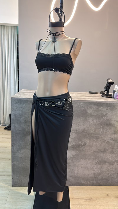 POLLERA LARGA NUDO 