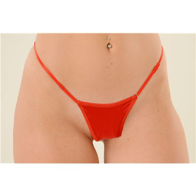 Tanga De Tul Talle Único Rojo