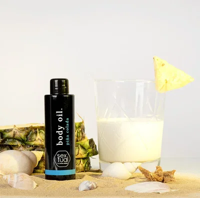 Sextual oil masajes/comestible piña 60ml