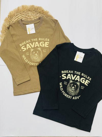 CAMISETA SAVAGE NIÑO