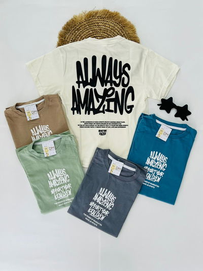 REMERA OVERSIDE AMAZING