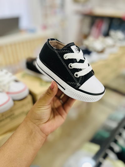 ZAPATILLAS TIPO CONVERSE NEGRAS