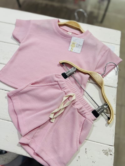 CONJUNTO DE WAFLE PINK