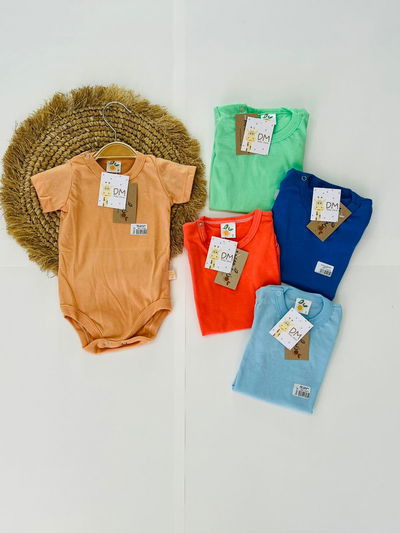 BODY NARANJO MC COLORES LISO FUERTE 