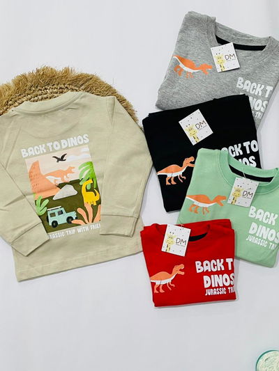 CAMISETA DINOS DOBLE ESTAMPA