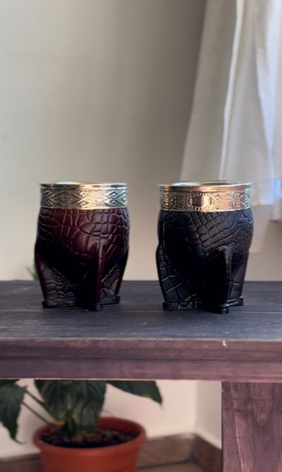 Mate Imperial cuero crocco