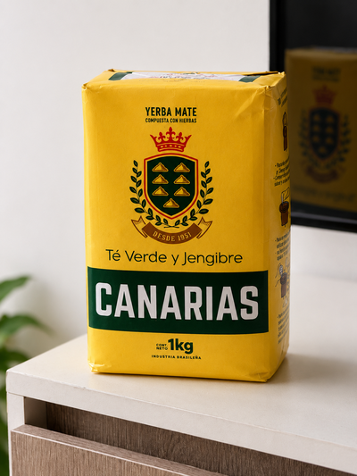 Yerba Canarias te verde y jengibre - 1kg