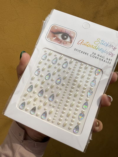 Strass Eloise gota y perla LT-A2