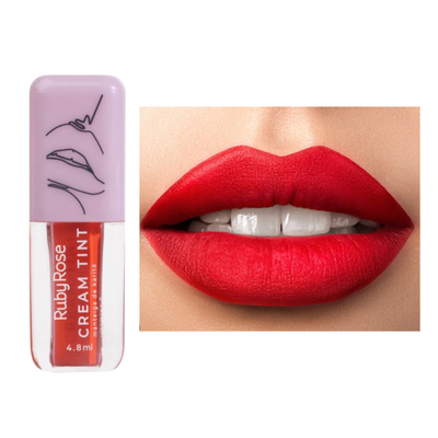 Cream Tint - Tinta cremosa de labios Ruby Rose TONO 5 CONFIDENT