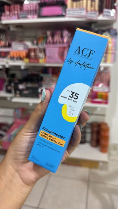 Protector Solar Corporal y Cuero Cabelludo Acf By Dadatina Fps 35 X 120Ml ACF