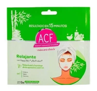 ACF MASCARILLA FACIAL RELAJANTE ANTISTRES X 10 ML