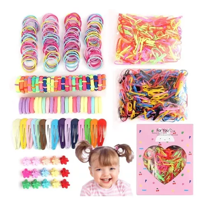 Pack de colitas de colores para pelo