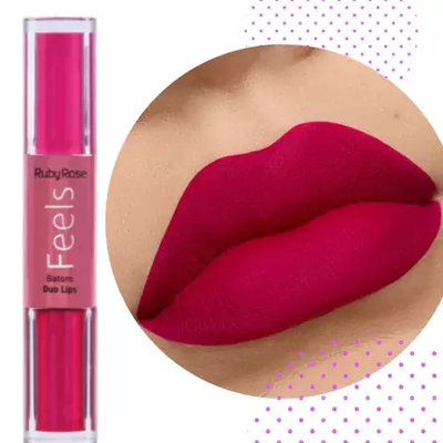 LABIAL DUO METALIC+MATTE RUBY ROSE 359