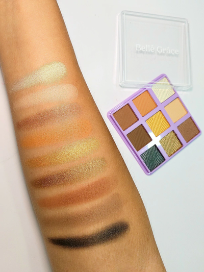 PALETA DE SOMBRAS X9 TONO 3 EN POLVO BELLE GRACE CHIC SLEEK