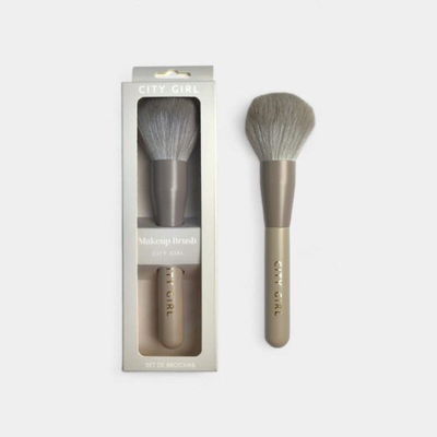 Brocha Para Polvo grande- City Girl mango gris